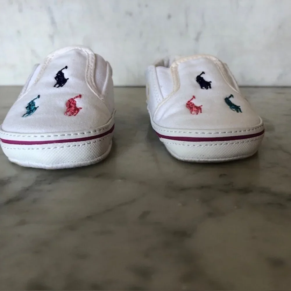 RALPH LAUREN POLO Baby Crib Shoes
